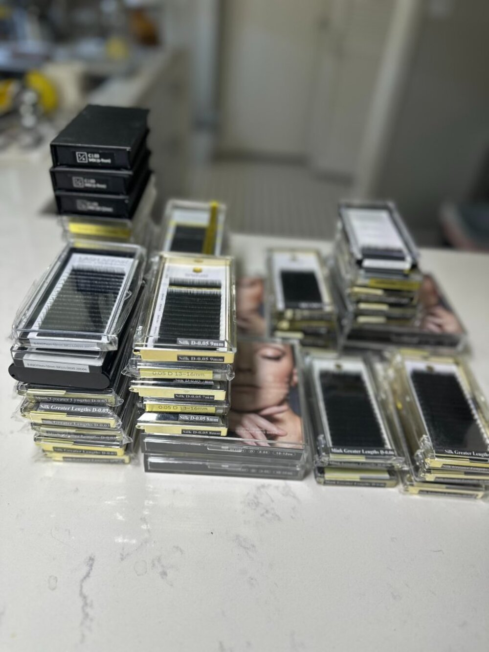 Volume Lash Extension Tray Bundle – 43 C & D Curl Trays